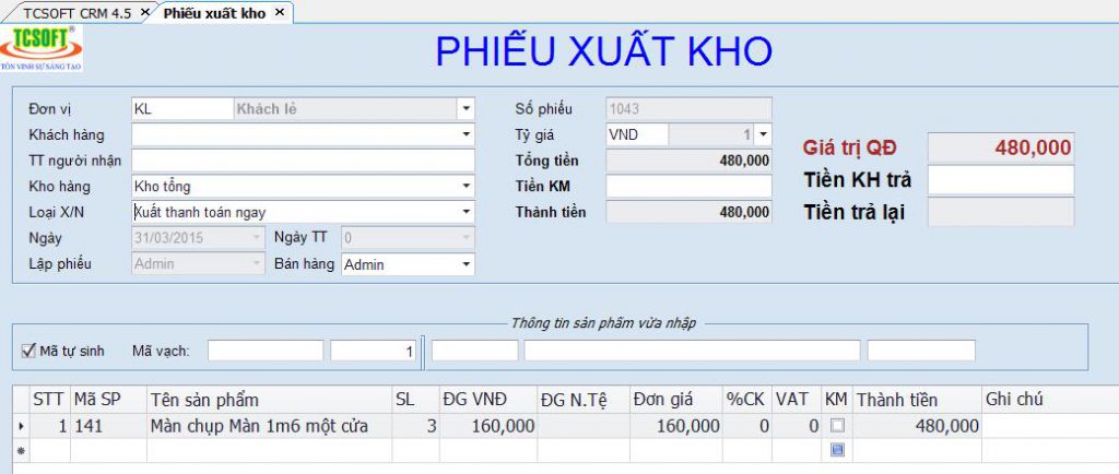 phần mềm quản lý kho đà nẵng